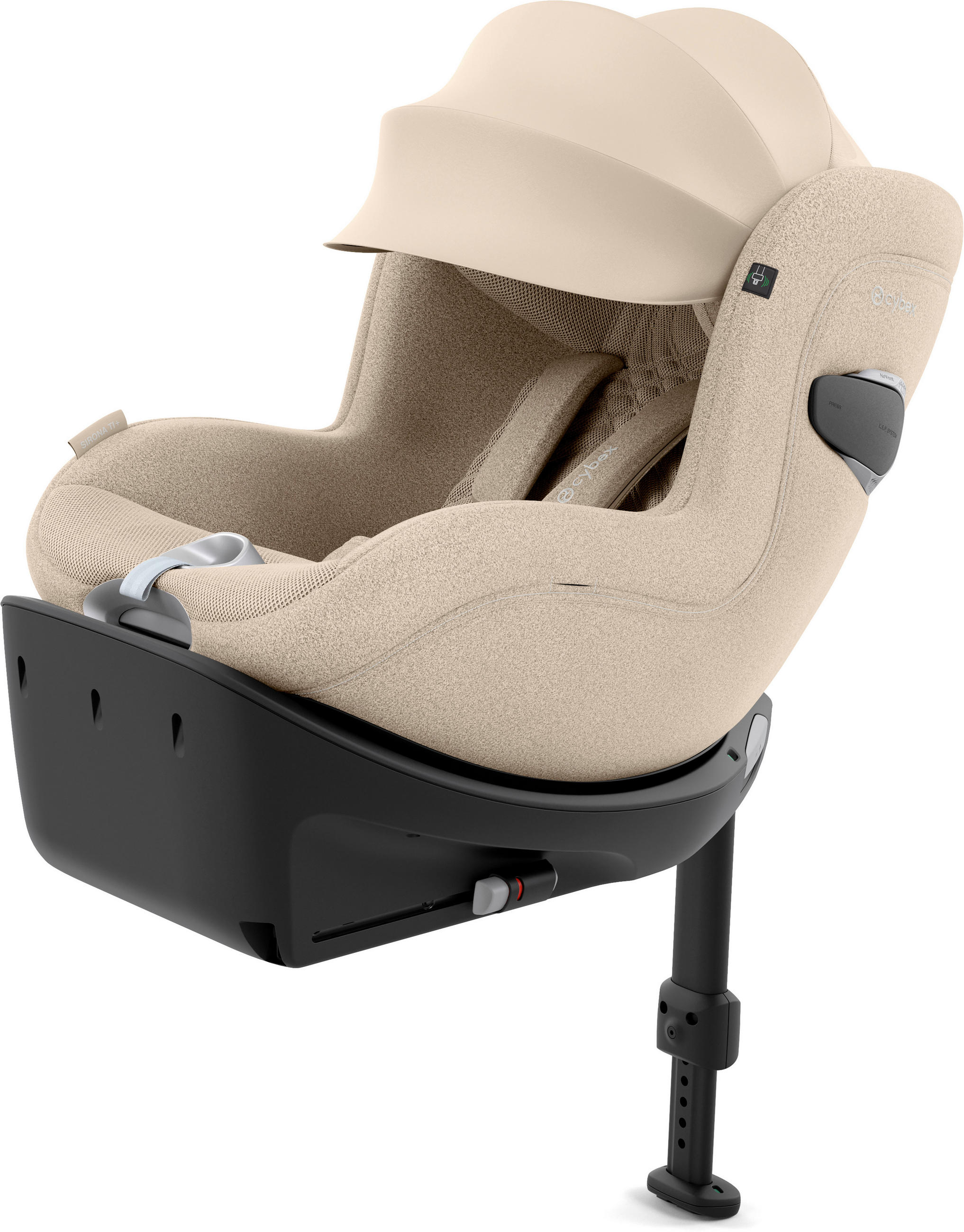 KINDERAUTOSITZ Sirona Ti Plus  - Beige, Basics, Kunststoff/Textil (71/44/75cm) - cybex PLATINUM
