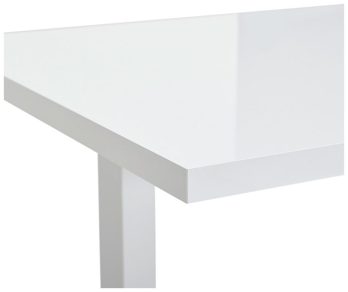 SCHREIBTISCHPLATTE 150/69/3 cm  in Weiß Hochglanz  - Weiß Hochglanz, KONVENTIONELL, Holzwerkstoff (150/69/3cm) - Carryhome