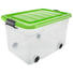 AUFBEWAHRUNGSBOX - Transparent/Grün, Basics, Kunststoff (53/40/32cm) - Homeware AUFBEWAHRUNGSBOX - Transparent/Grün, Basics, Kunststoff (53/40/32cm) - Homeware
