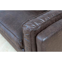 ECKSOFA Grün Lederlook  - Schwarz/Grün, Design, Textil/Metall (295/160cm) - Livetastic