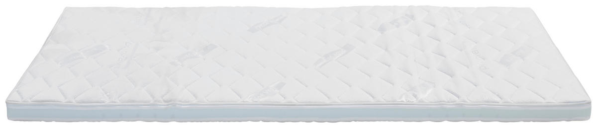 Topper Gamma 140/200 cm Höhe ca. 8 cm  - Weiß, Textil (140/200cm) - Primatex