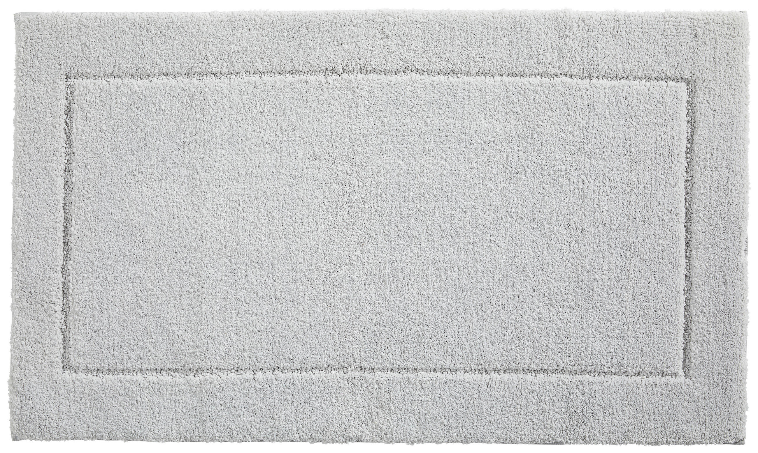 BADEMATTE Fantano Silberfarben 70/120 cm  - Silberfarben, KONVENTIONELL, Kunststoff/Textil (70/120cm) - Esposa