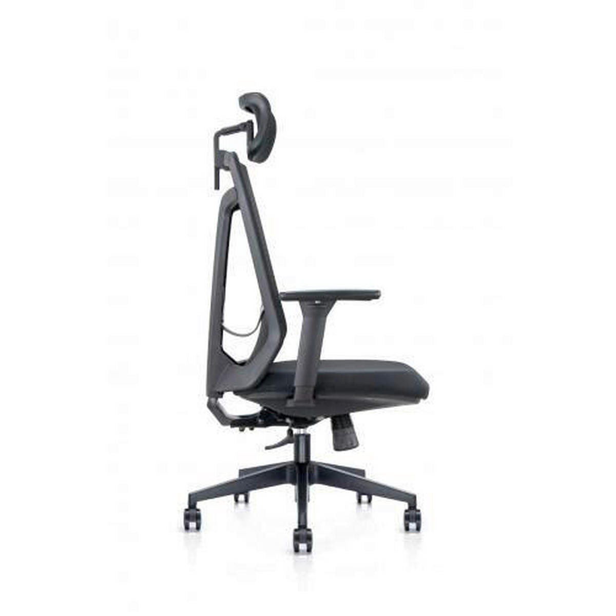 UREDSKI STOLAC    - crna, Moderno, metal/tekstil (70/128/68cm)