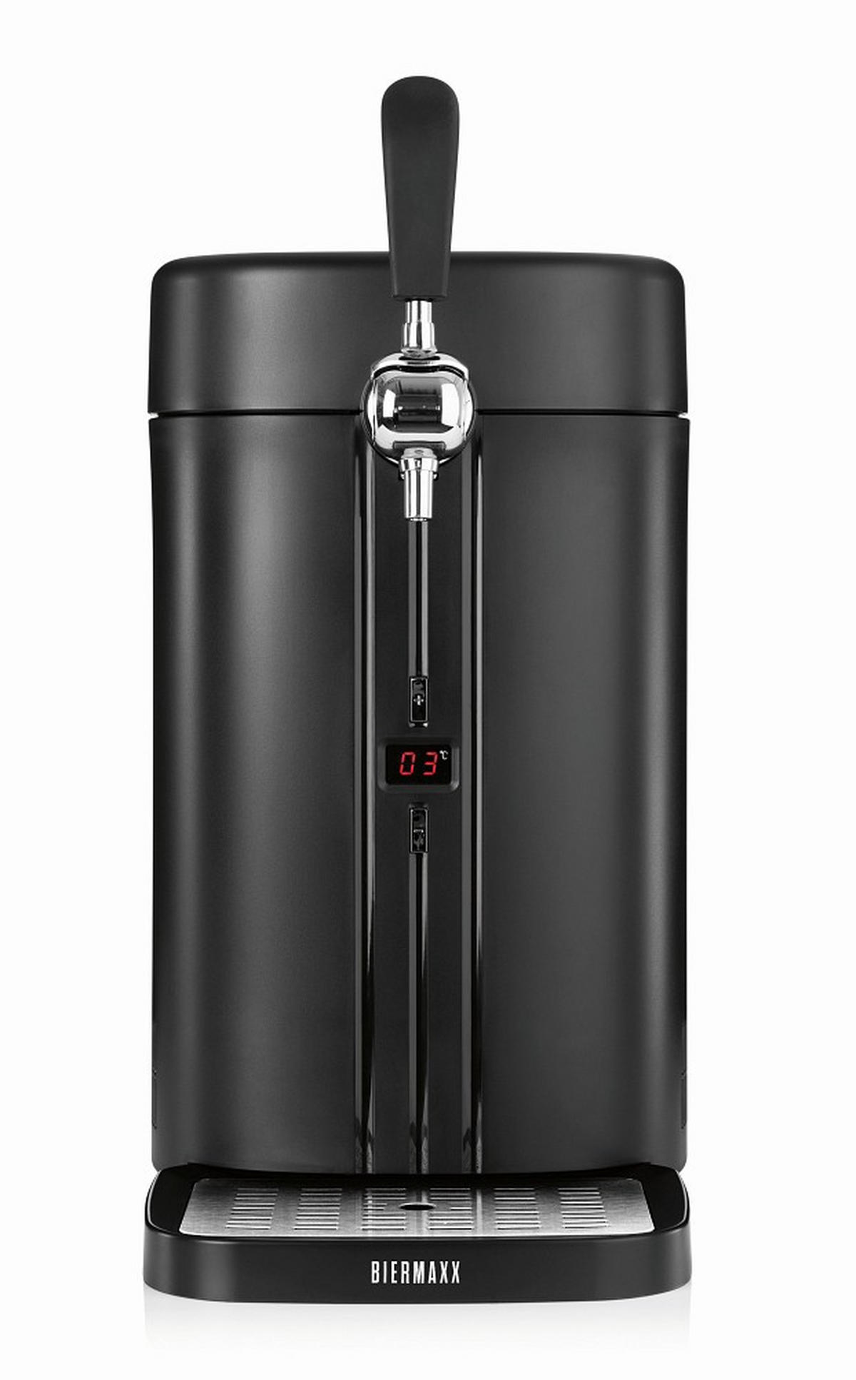 BIERZAPFANLAGE Bier MAXX  - Silberfarben/Schwarz, Basics, Kunststoff (26,4/41/52,6cm)