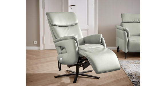 RELAXSESSEL in Textil Hellgrau - Hellgrau/Schwarz, Design, Textil/Metall (70/117/85cm) - Dieter Knoll