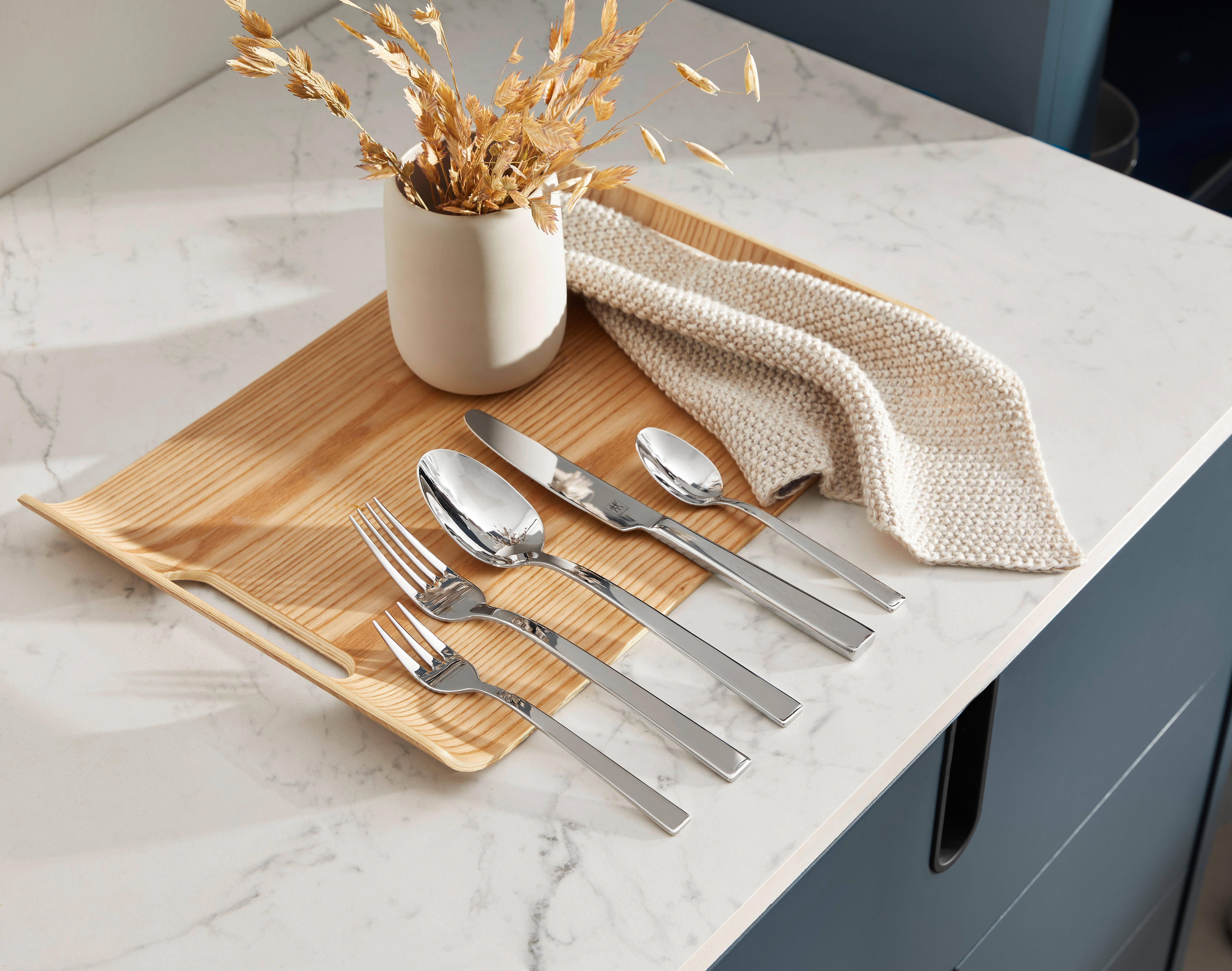 BESTECKSET King 30-teilig Edelstahl  - Silberfarben, Basics, Metall - Zwilling