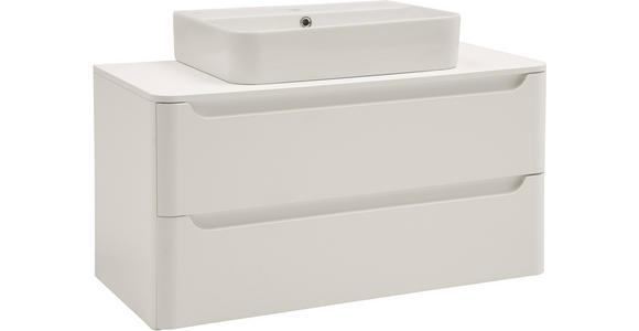 WASCHTISCHKOMBI 101 cm  - Weiß, KONVENTIONELL, Keramik/Holzwerkstoff (101cm) - Xora