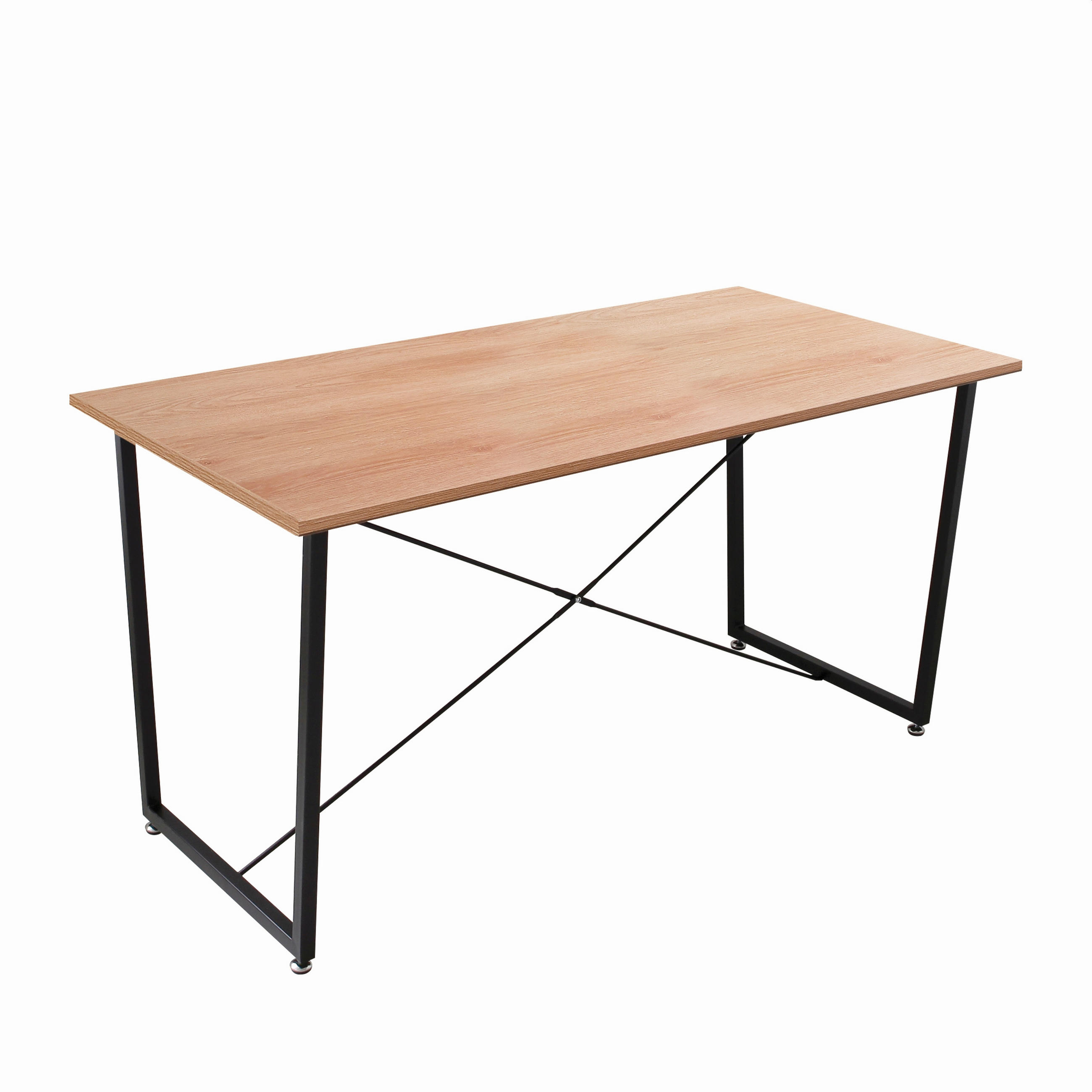 Livetastic Esstisch Schwarz, Akazie 70x73x140 cm