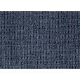 ECKSOFA in Webstoff Dunkelblau  - Schwarz/Dunkelblau, KONVENTIONELL, Textil/Metall (182/279cm) - Hom`in