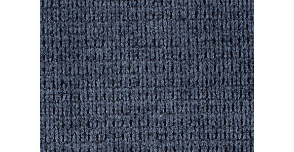 HOCKER in Textil Dunkelblau  - Schwarz/Dunkelblau, KONVENTIONELL, Textil/Metall (106/40/72cm) - Hom`in