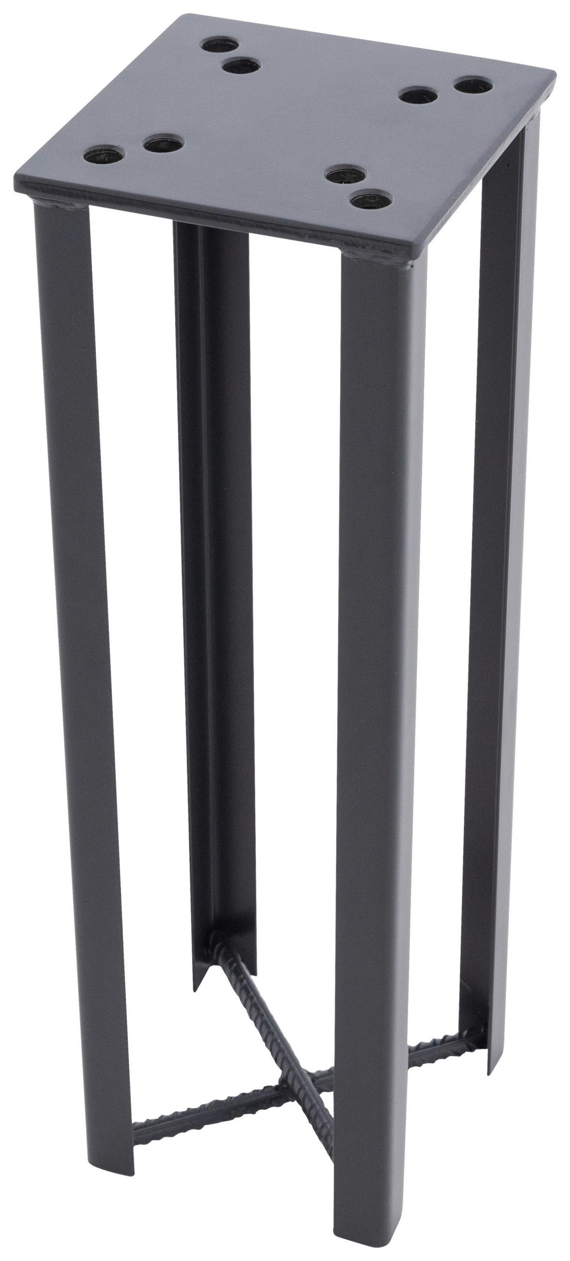 BODENHÜLSE - Anthrazit, Basics, Metall (16/50/16cm) - KNIRPS