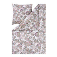BETTWÄSCHE NatürlichEstella Makosatin 135/200 cm  - Rosa, Design, Textil (135/200cm) - Estella