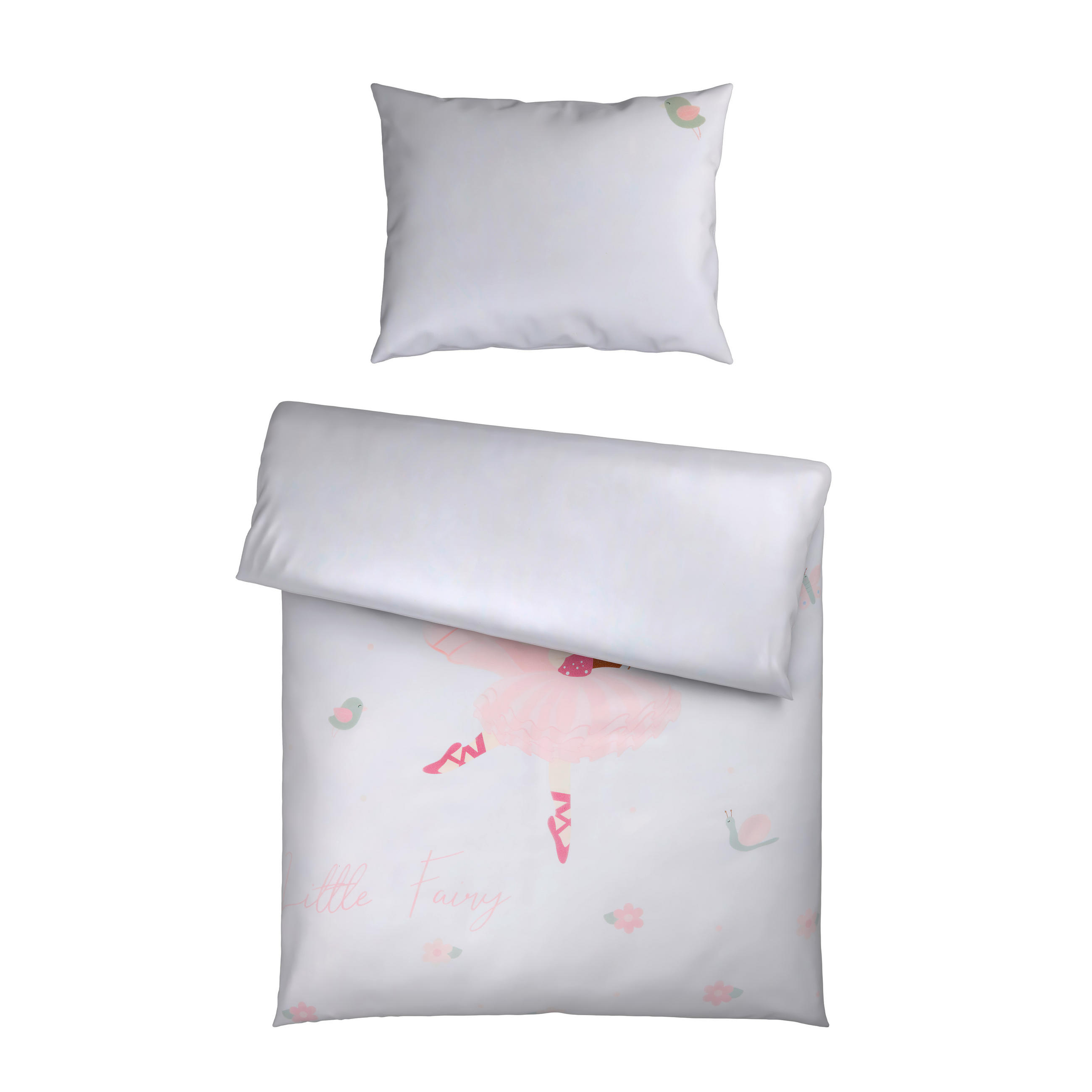 BABYBETTWÄSCHE Satin 100/135 cm  - Rot/Mauve, Trend, Textil (100/135cm) - Patinio