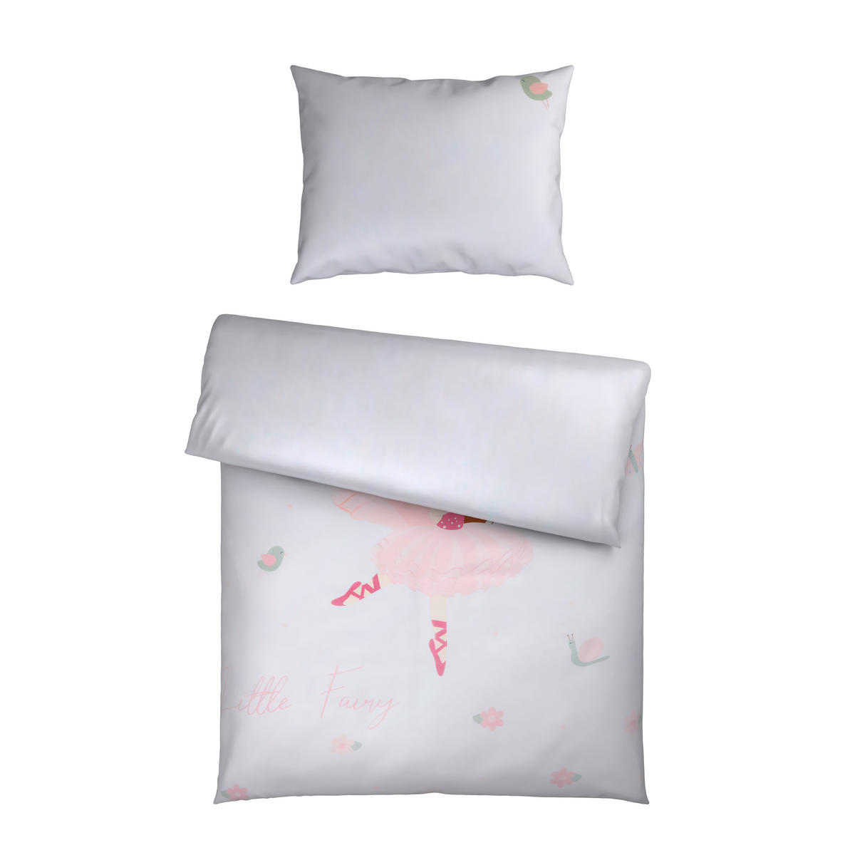 BABYBETTWÄSCHE Satin 100/135 cm  - Rot/Mauve, Trend, Textil (100/135cm) - Patinio