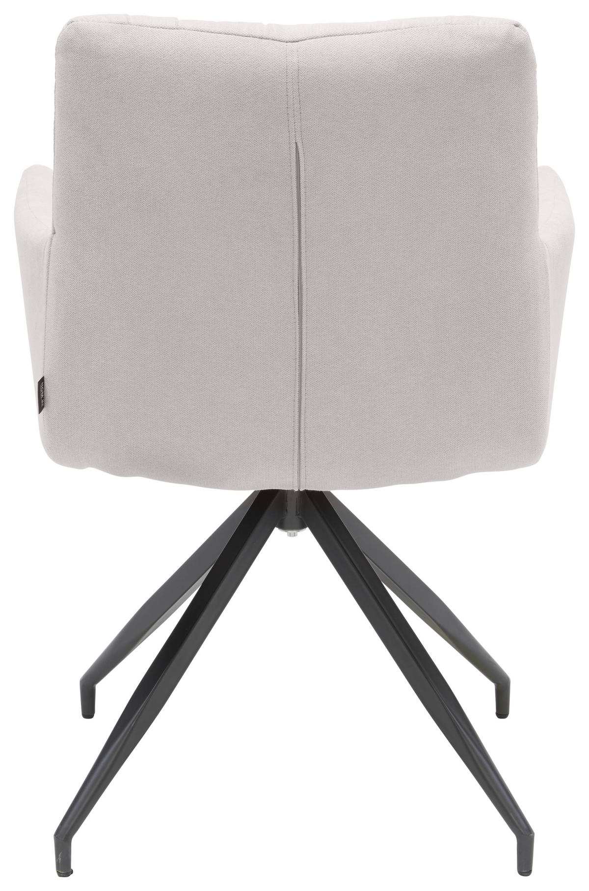 SCAUN CU BRAȚE in antracit, gri deschis  - gri deschis/antracit, Konventionell, metal/textil (58/89/63cm) - Hom`in