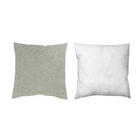 ZIERKISSEN  40/40 cm   - Salbeigrün, Basics, Textil (40/40cm)