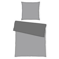 WENDEBETTWÄSCHE Satin 200/220 cm  - Grau, Basics, Textil (200/220cm) - Tom Tailor