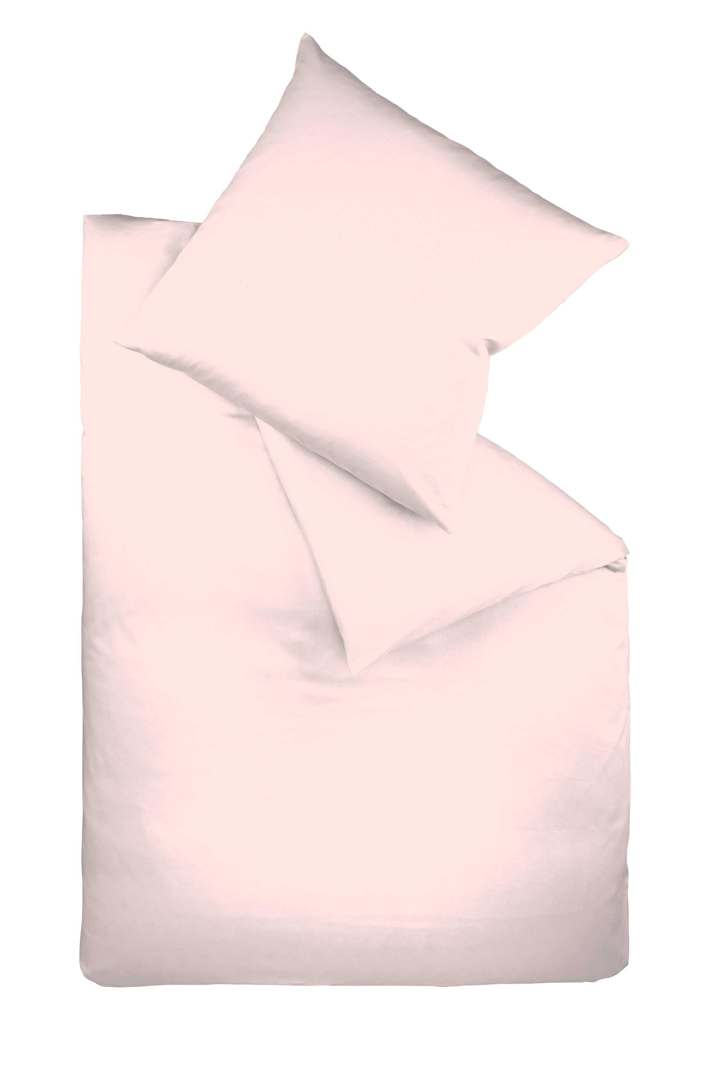 BETTWÄSCHE Satin 155/200 cm  - Rosa, Basics, Textil (155/200cm) - Fleuresse