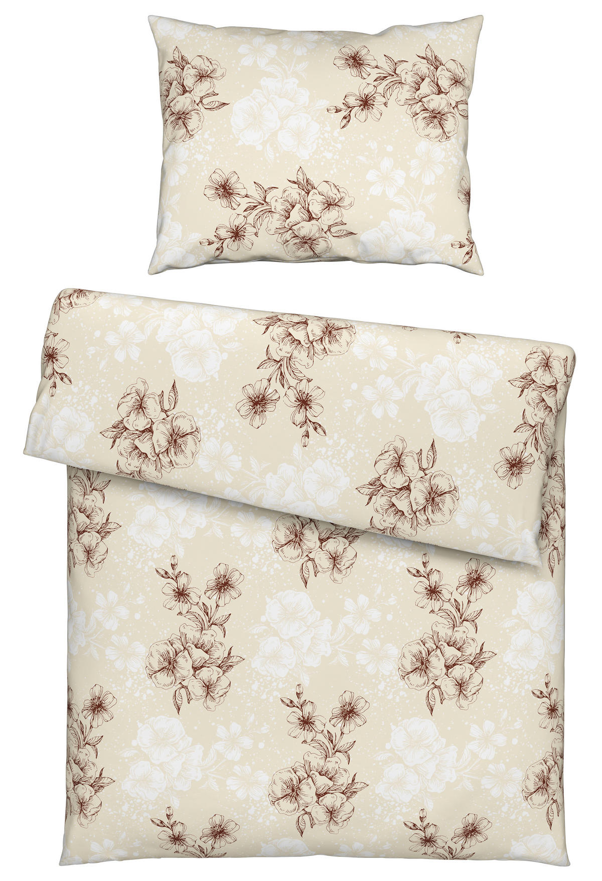 ÁGYNEMŰHUZAT-GARNITÚRA 140/200 cm  - bézs, Konventionell, textil (140/200cm) - Esposa