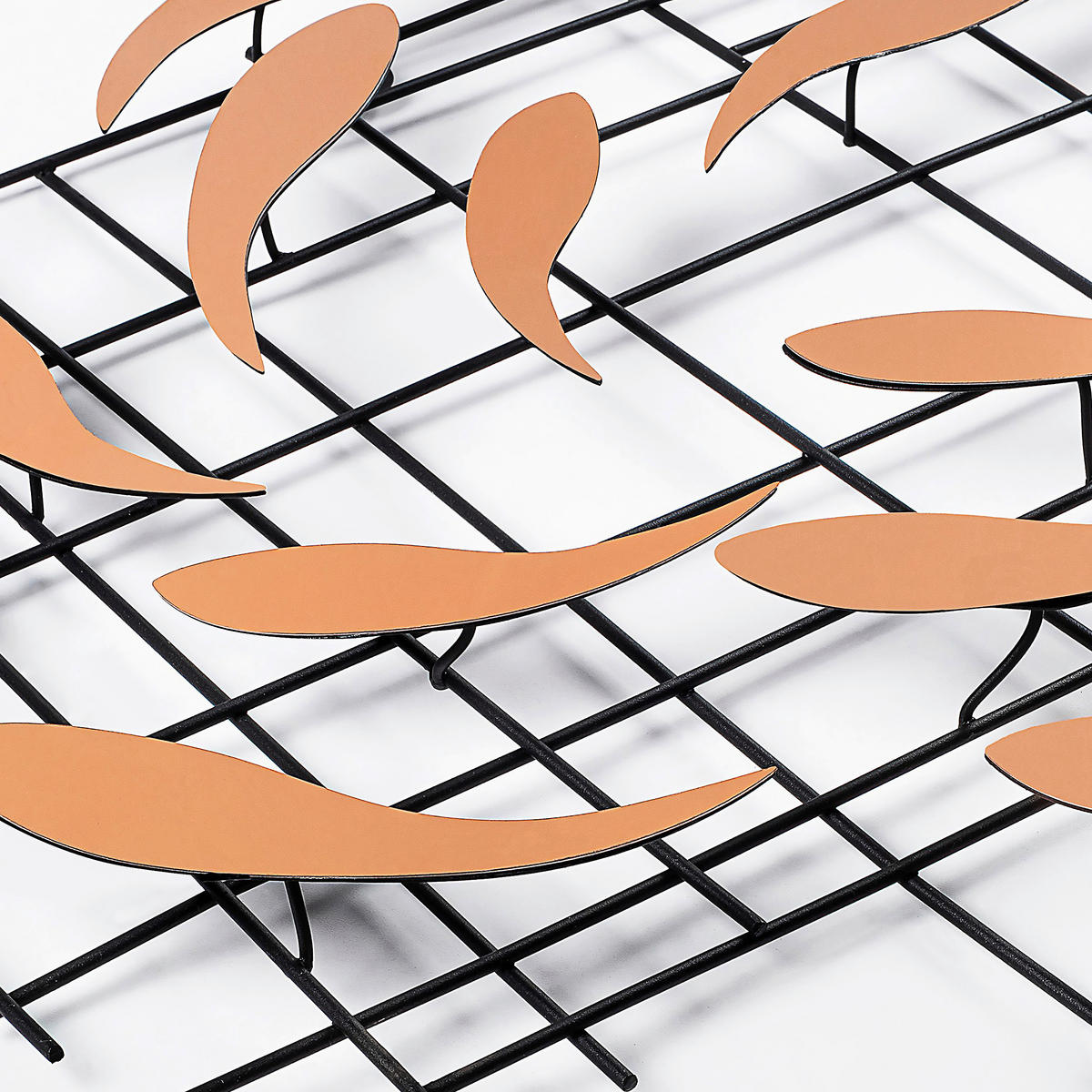 METALLBILD  - Multicolor, Basics, Metall (100/45cm)