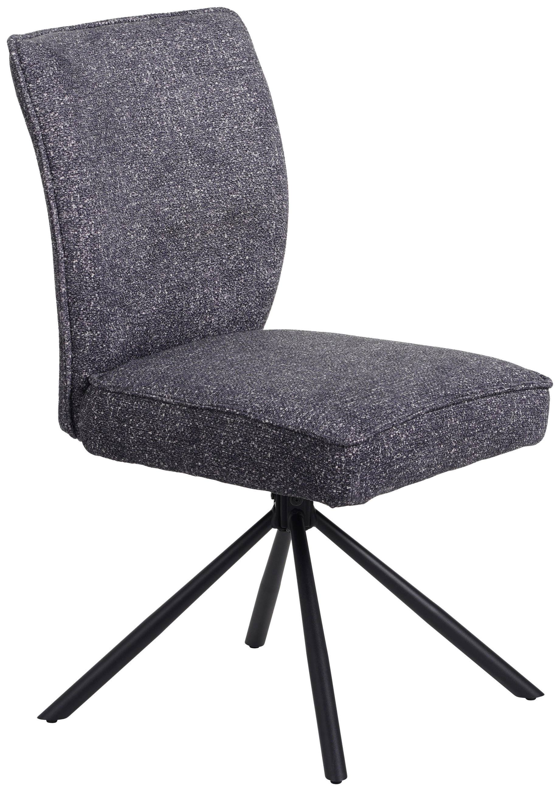 Stuhl Ellen Webstoff Anthrazit, B: 49 Cm