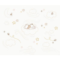 FOTOTAPETE - Beigebraun, Design, Textil (300/250cm) - Disney