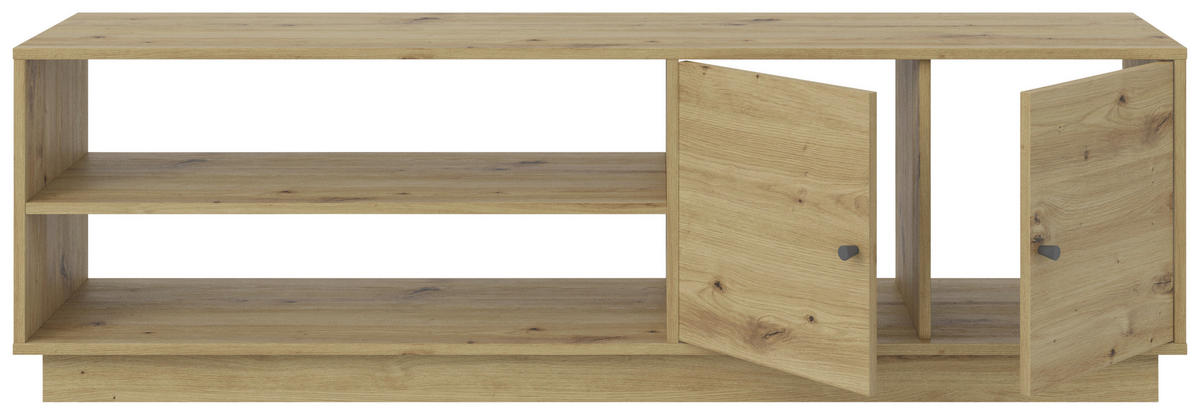 TV-ELEMENT 161/50/33,5 cm  - Anthrazit/Eiche Artisan, Basics, Holzwerkstoff/Kunststoff (161/50/33,5cm) - Boxxx