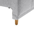SCHLAFSOFA in Webstoff Grau  - Eichefarben/Grau, Design, Holz/Textil (227/98/113cm) - Carryhome