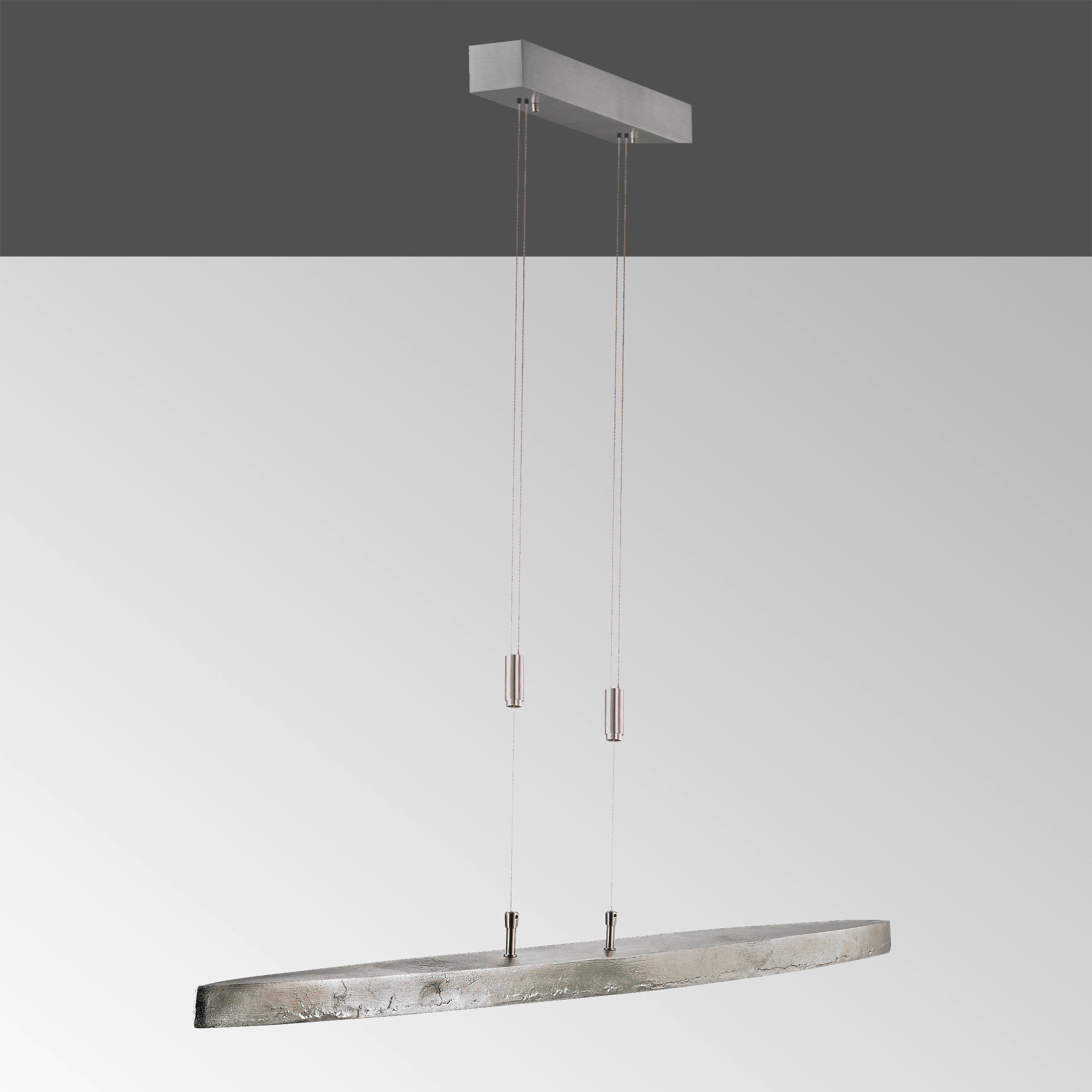 LED-HÄNGELEUCHTE 106/10/150 cm  - Schwarz, Design, Metall (106/10/150cm) - Fischer & Honsel