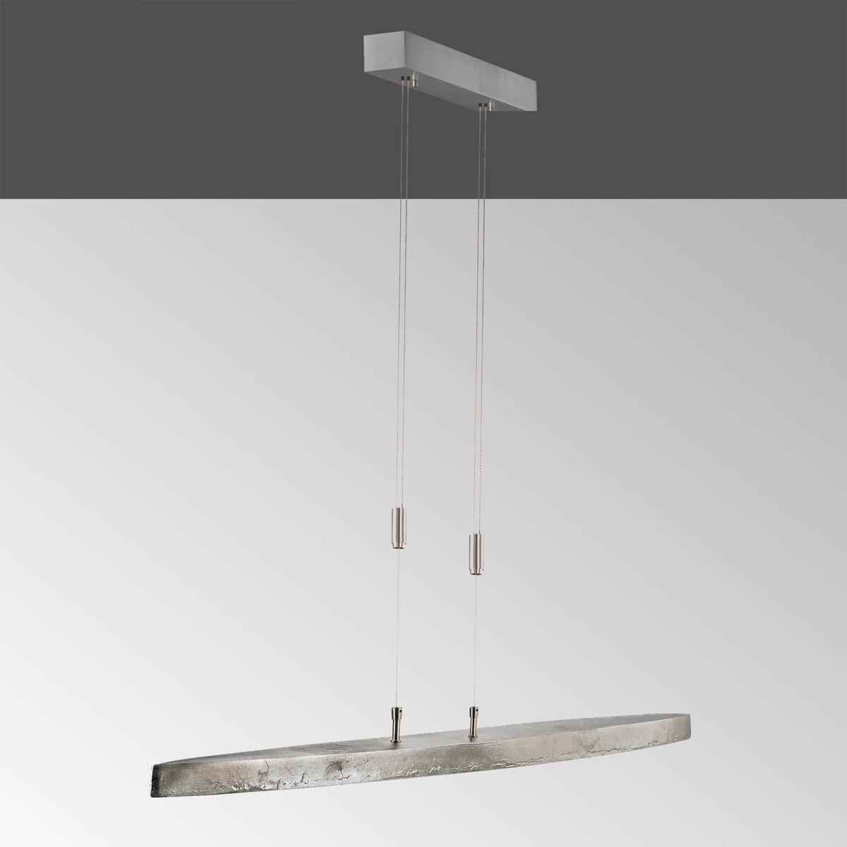 LED-HÄNGELEUCHTE 106/10/150 cm  - Schwarz, Design, Metall (106/10/150cm) - Fischer & Honsel