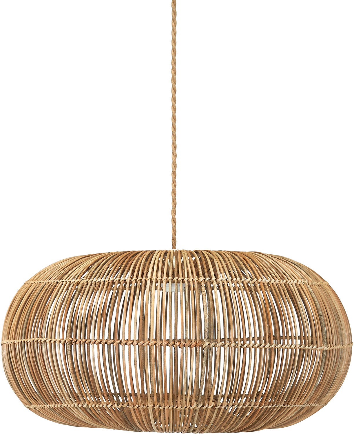 HÄNGELEUCHTE PR Home Zuri 61/31/61 cm  - Naturfarben, Natur, Naturmaterialien (61/31/61cm) - PR Home