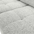 Ecksofa mit Funktion Creme Flachgewebe Zierkissen, Rückenkissen, Bettkasten, Schlaffunktion, Rücken echt, Liegefläche im Originalstoff  - Creme/Schwarz, KONVENTIONELL, Kunststoff/Textil (190/277cm) - Carryhome