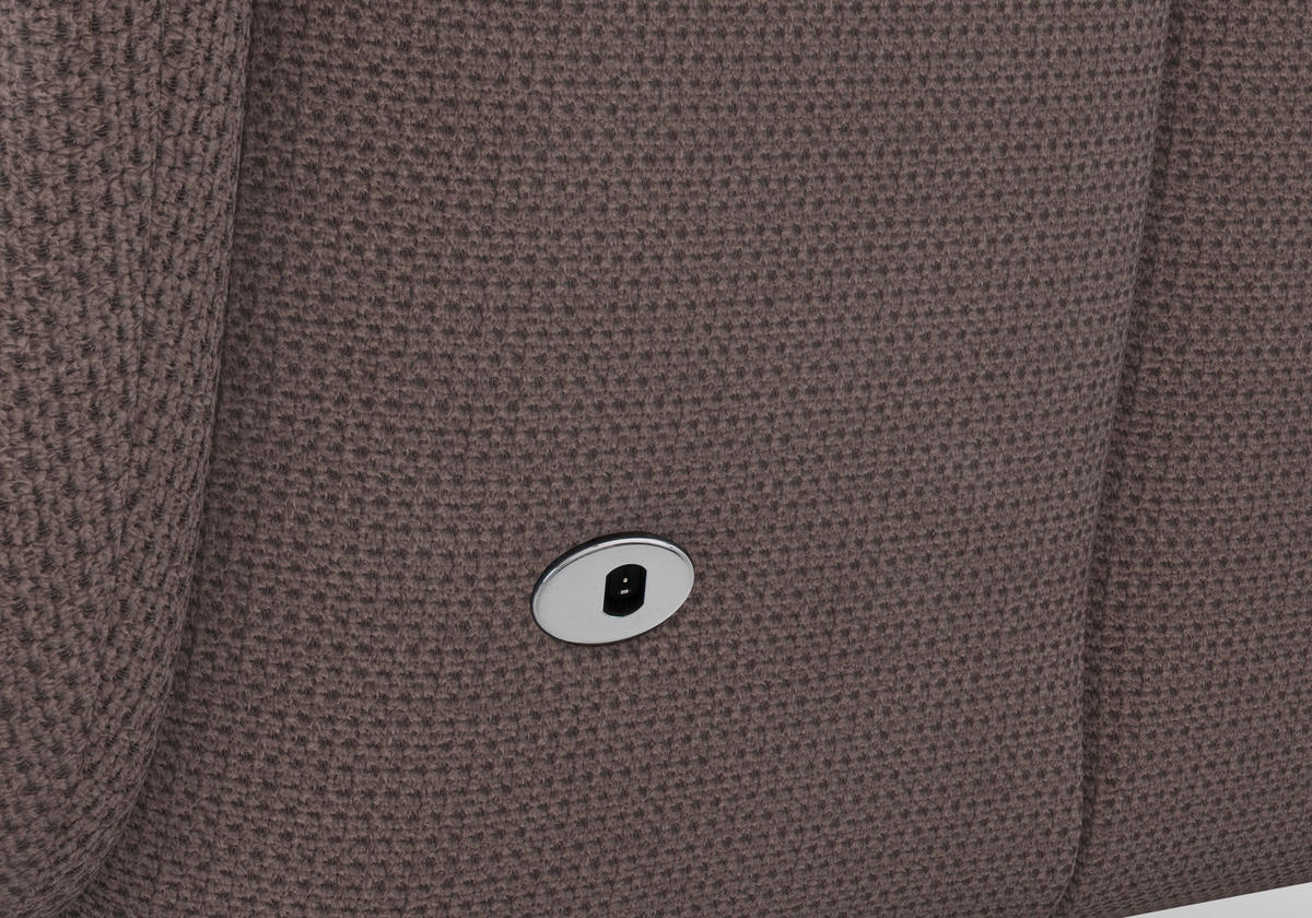SESSEL in Flachgewebe Taupe  - Taupe/Schwarz, Konventionell, Textil/Metall (74/112/82cm) - Sit & More