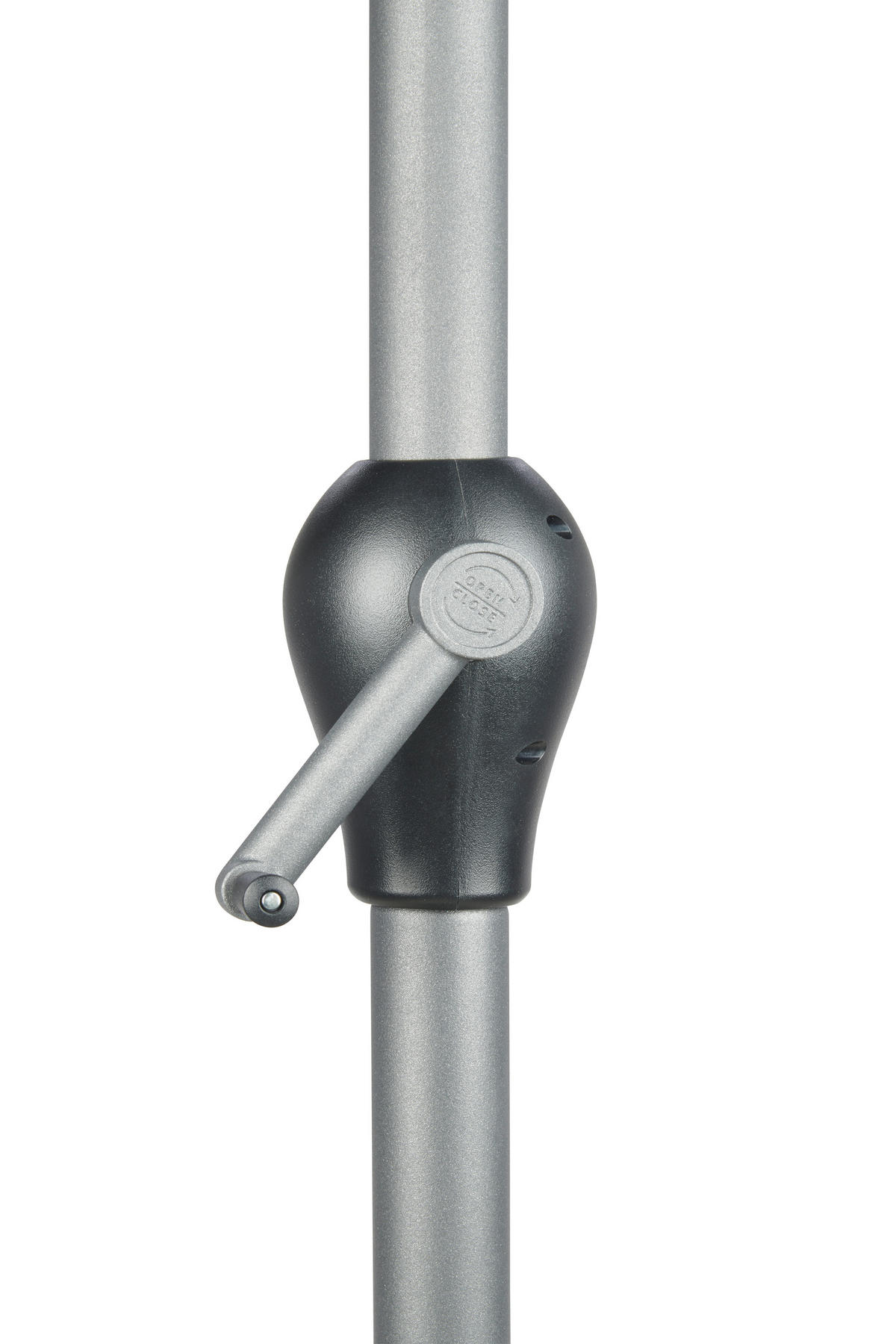 DVOJITÝ SLUNEČNÍK 400/236/208 cm - antracitová, Moderní, kov/textil (400/236/208cm) - Ambia Garden