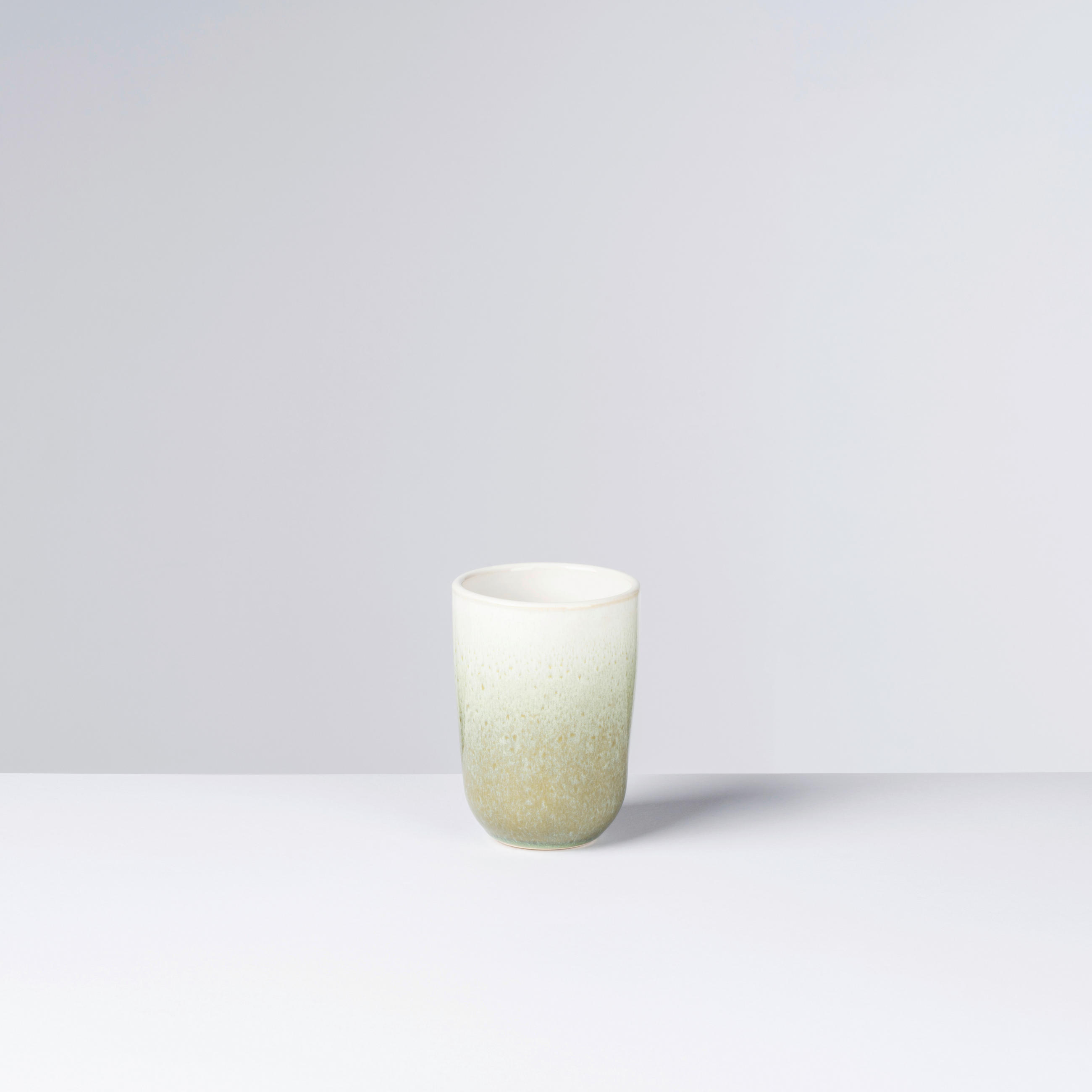 KAFFEEBECHERSET FLUSSUFER 4-teilig  - Grün, Basics, Keramik (8,4/11,5cm) - Gipfelstück