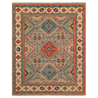 ORIENTTEPPICH 120/180 cm Kazak Superior Hellgrau  - Hellgrau, LIFESTYLE, Textil (120/180cm) - Cazaris
