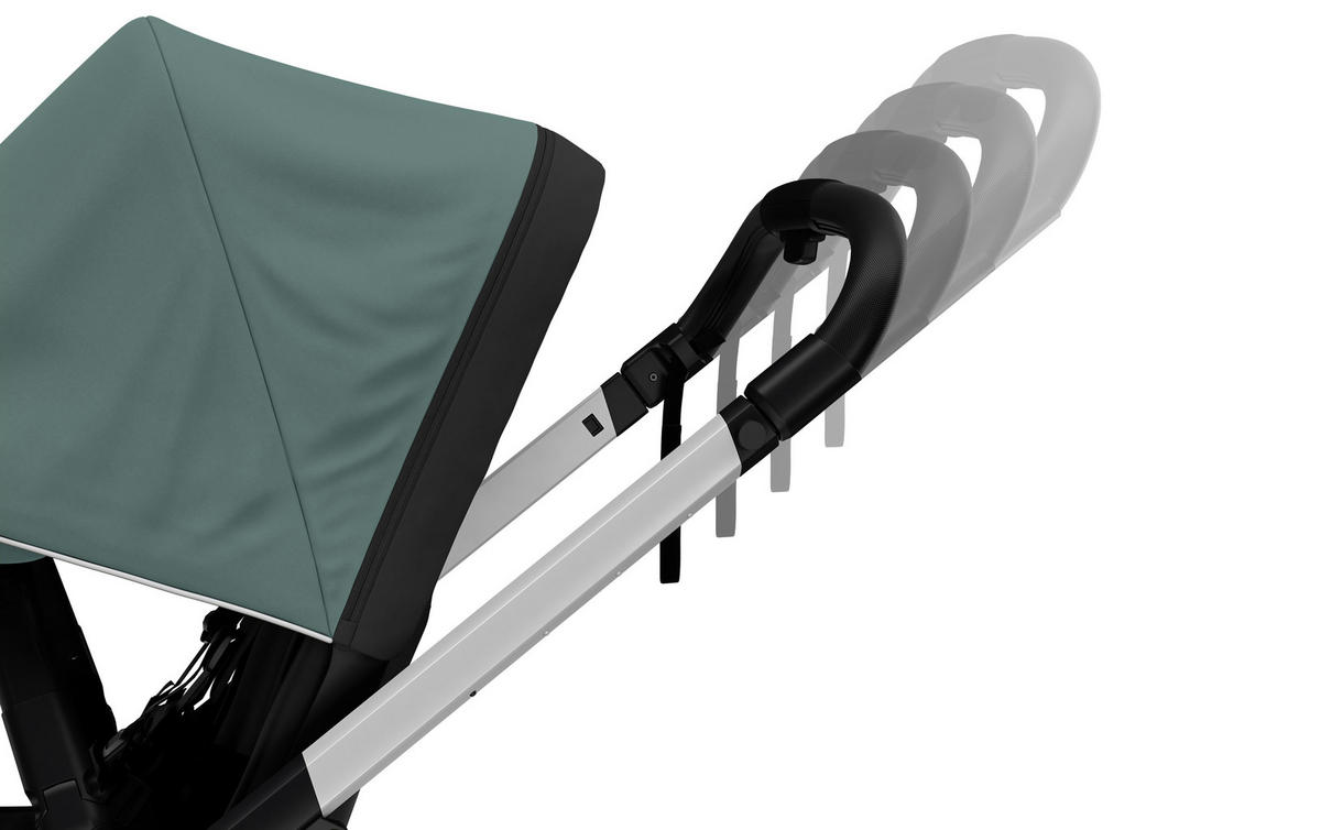 KINDERWAGENSET  Sleek  Mallard Green  - Schwarz/Grün, Trend, Textil/Metall (61/85/109cm) - Thule