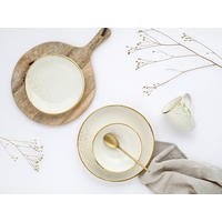 KOMBISERVICE Nature Collection Natural Living 16-teilig  - Weiss/Creme, Basics, Keramik - Creatable