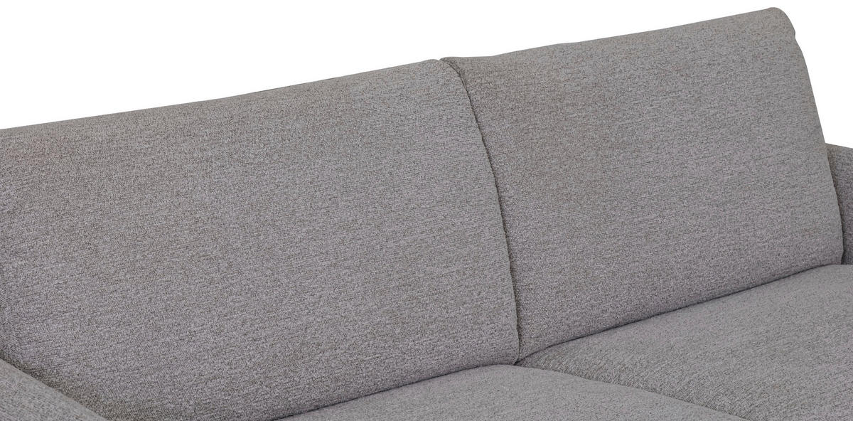 ZOFA S POSTELJNO FUNKCIJO,  siva tekstil  - črna/siva, Design, tekstil (184/91/99cm) - Xora