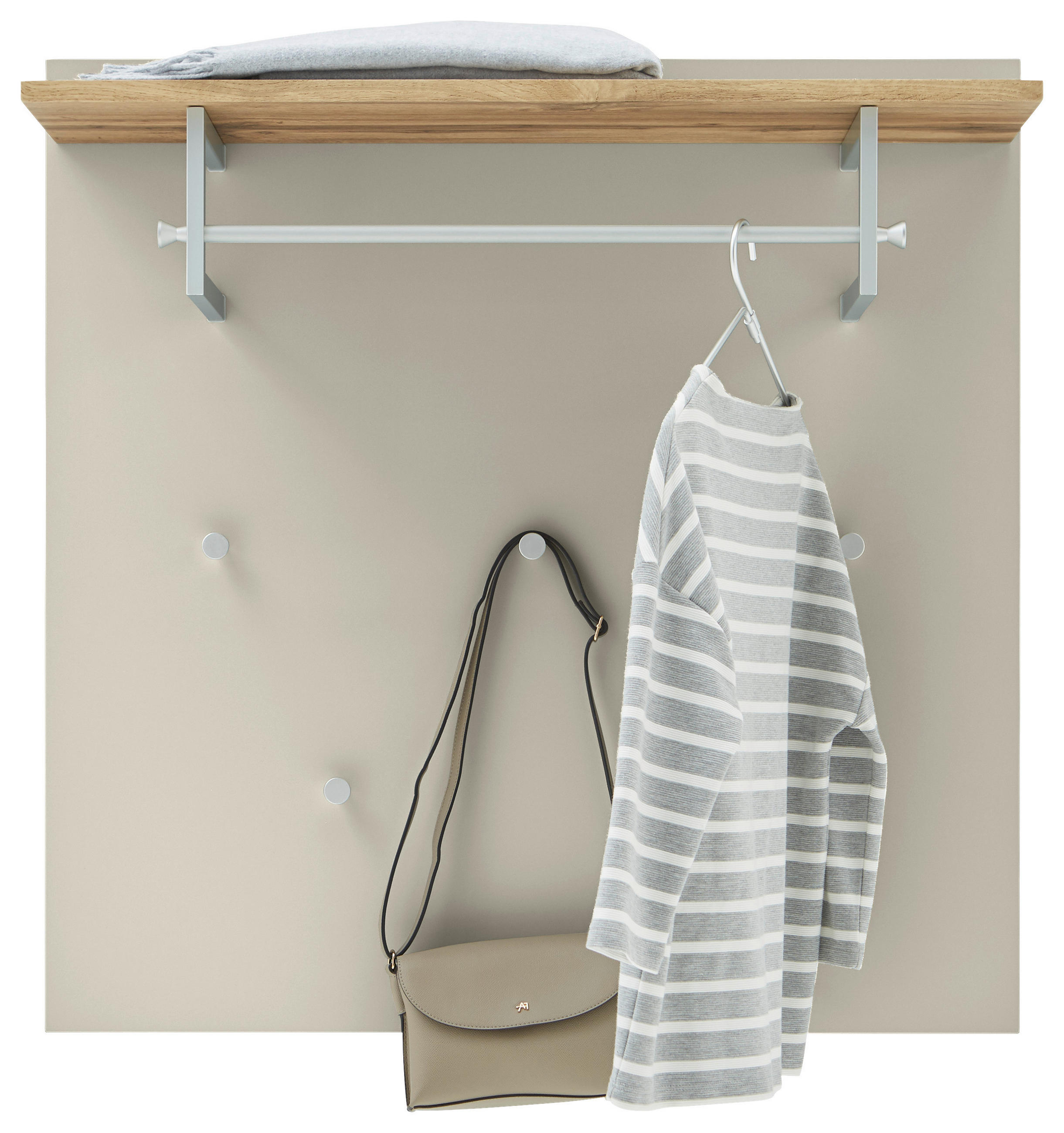 GARDEROBENPANEEL  in 88/88/29 cm  - Sandfarben/Eichefarben, Design, Holz/Holzwerkstoff (88/88/29cm) - Dieter Knoll