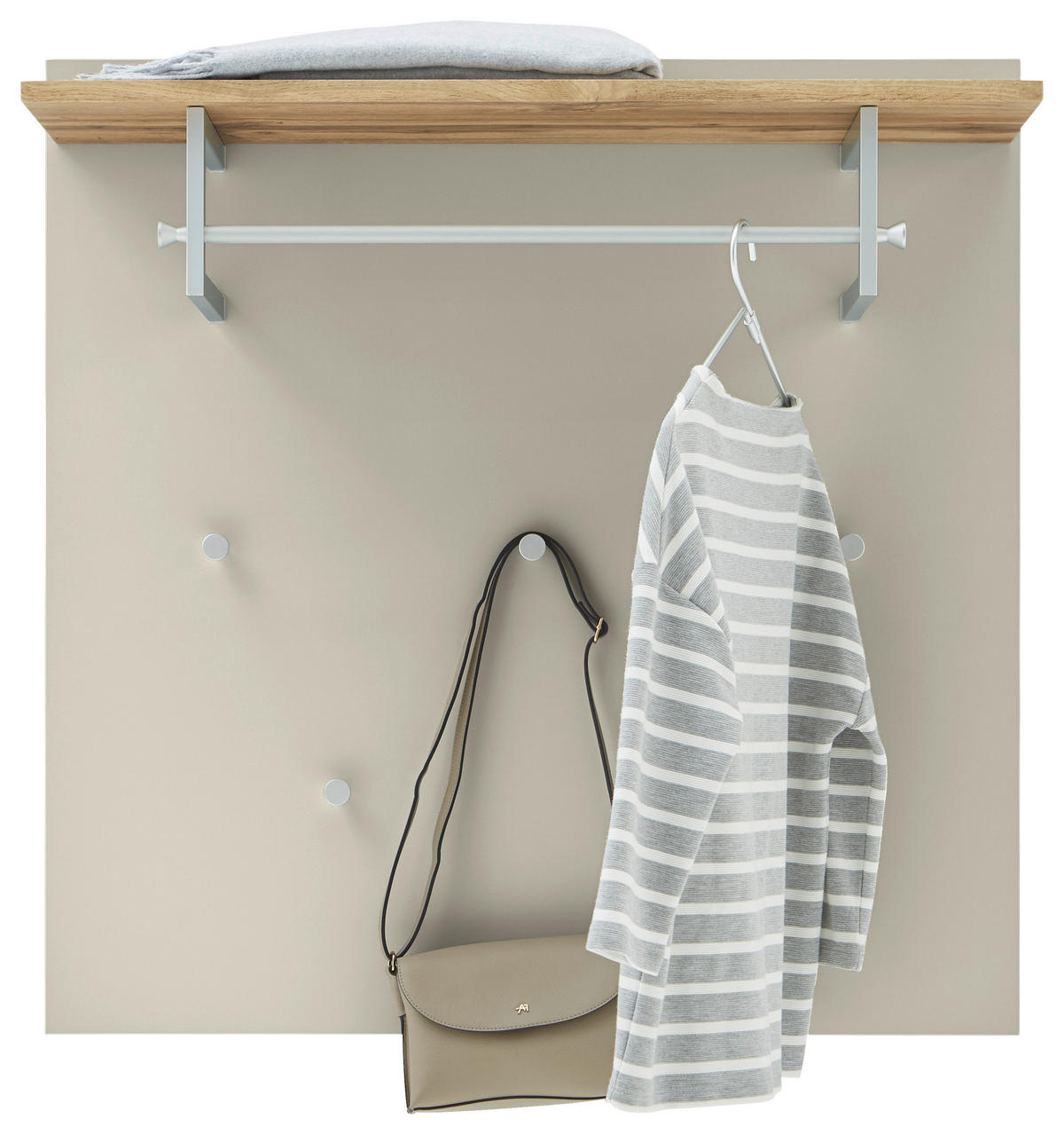 GARDEROBENPANEEL  in 88/88/29 cm  - Sandfarben/Eichefarben, Design, Holz/Holzwerkstoff (88/88/29cm) - Dieter Knoll