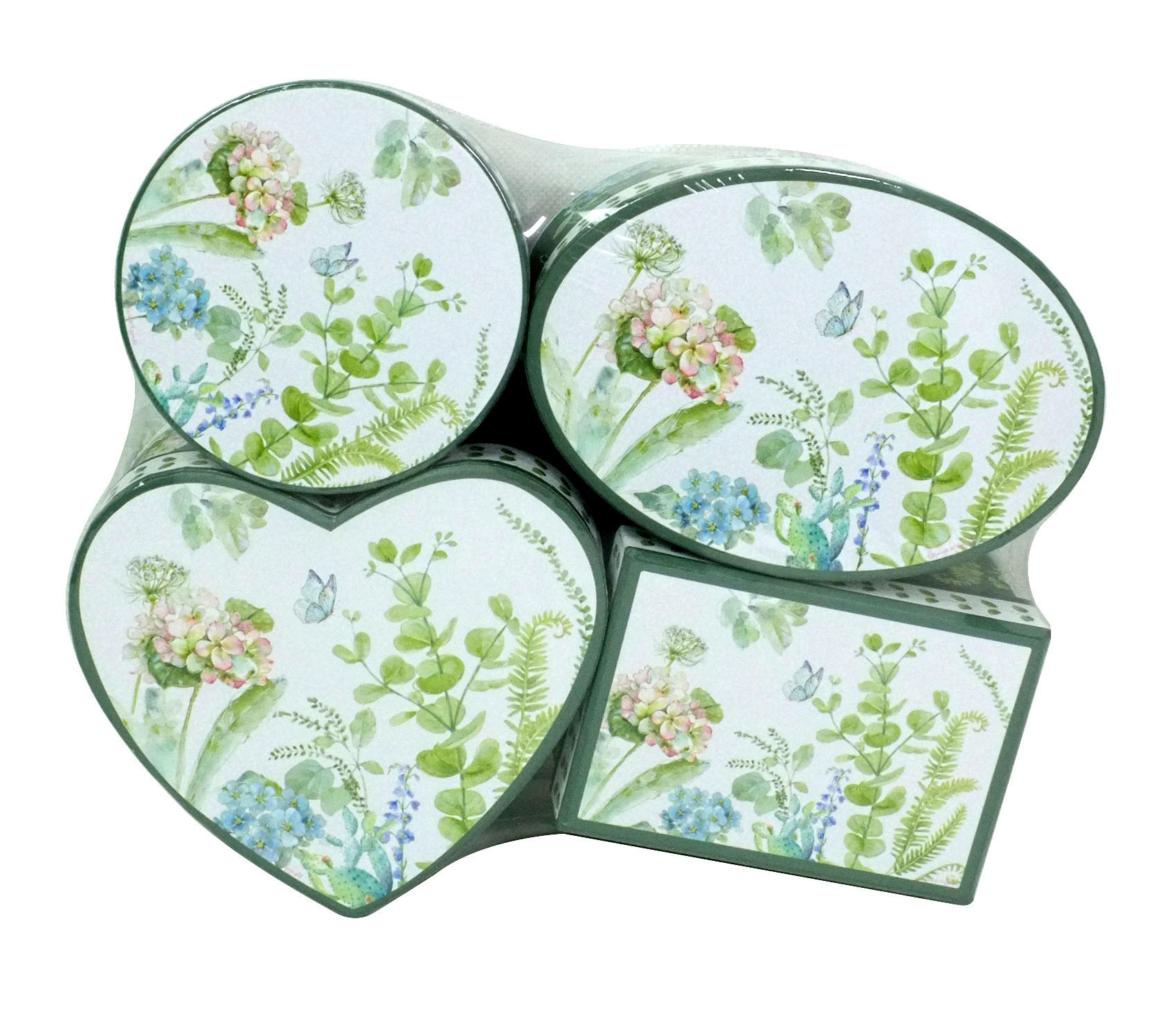 DEKOBOX - Grün, LIFESTYLE, Karton/Papier (23/18/6,5cm)