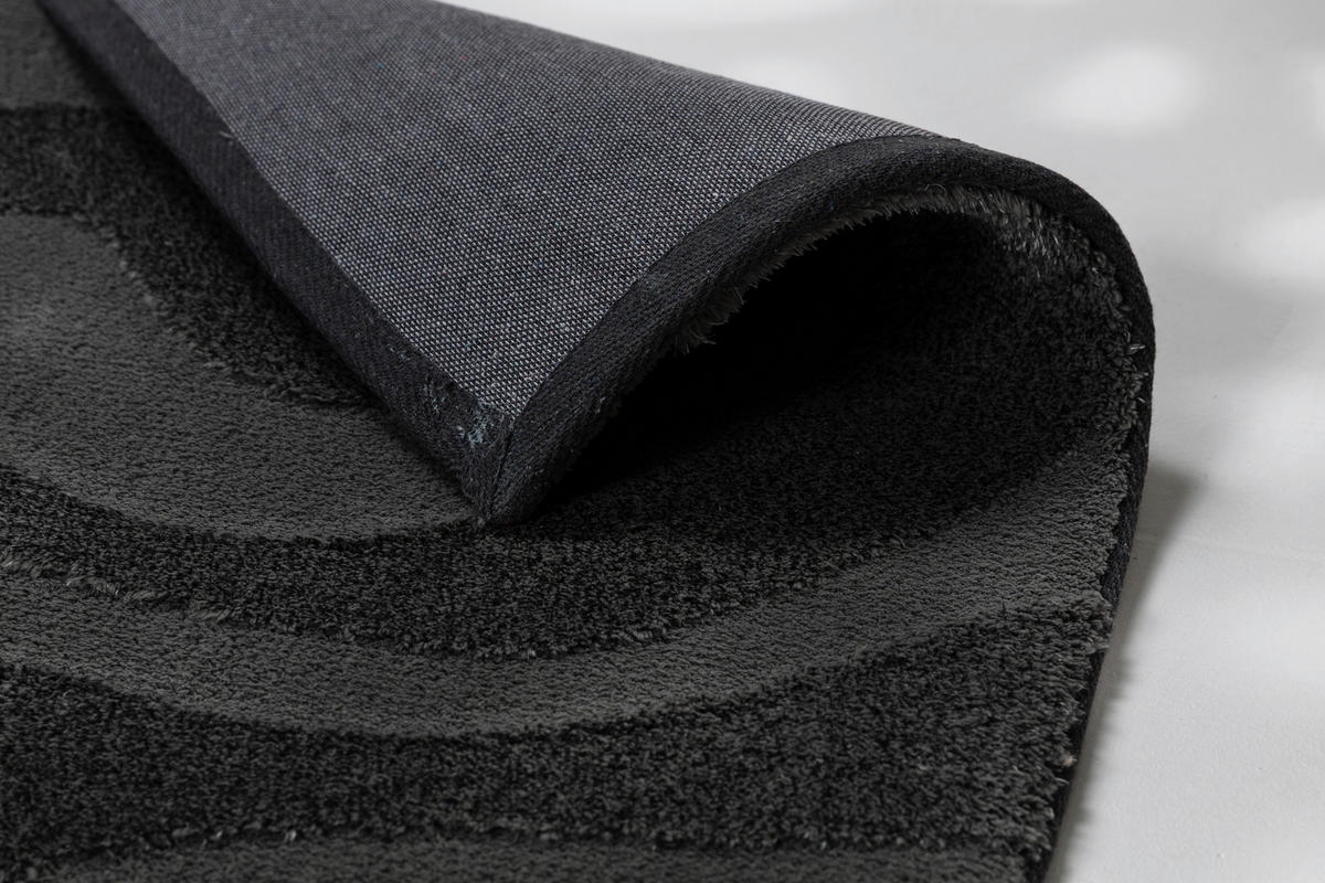 WEBTEPPICH 80/150 cm Blaze Anthrazit  - Anthrazit, Design, Textil (80/150cm) - Schöner Wohnen