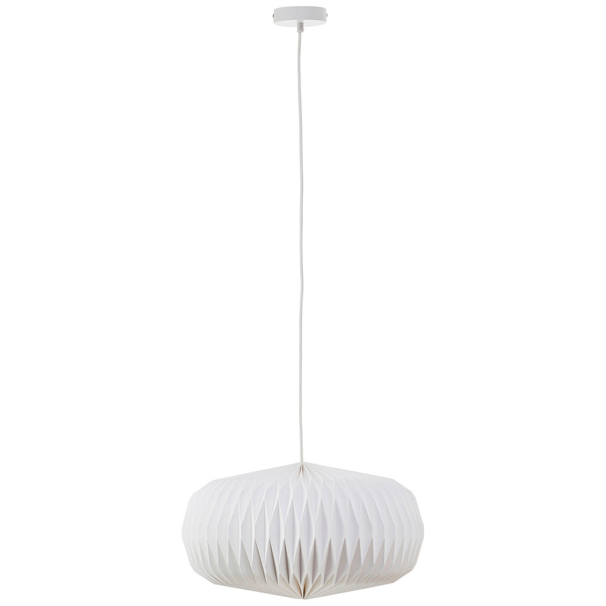 HÄNGELEUCHTE 44/27 cm    - Weiss, Natur, Papier/Metall (44/27cm) - Brilliant