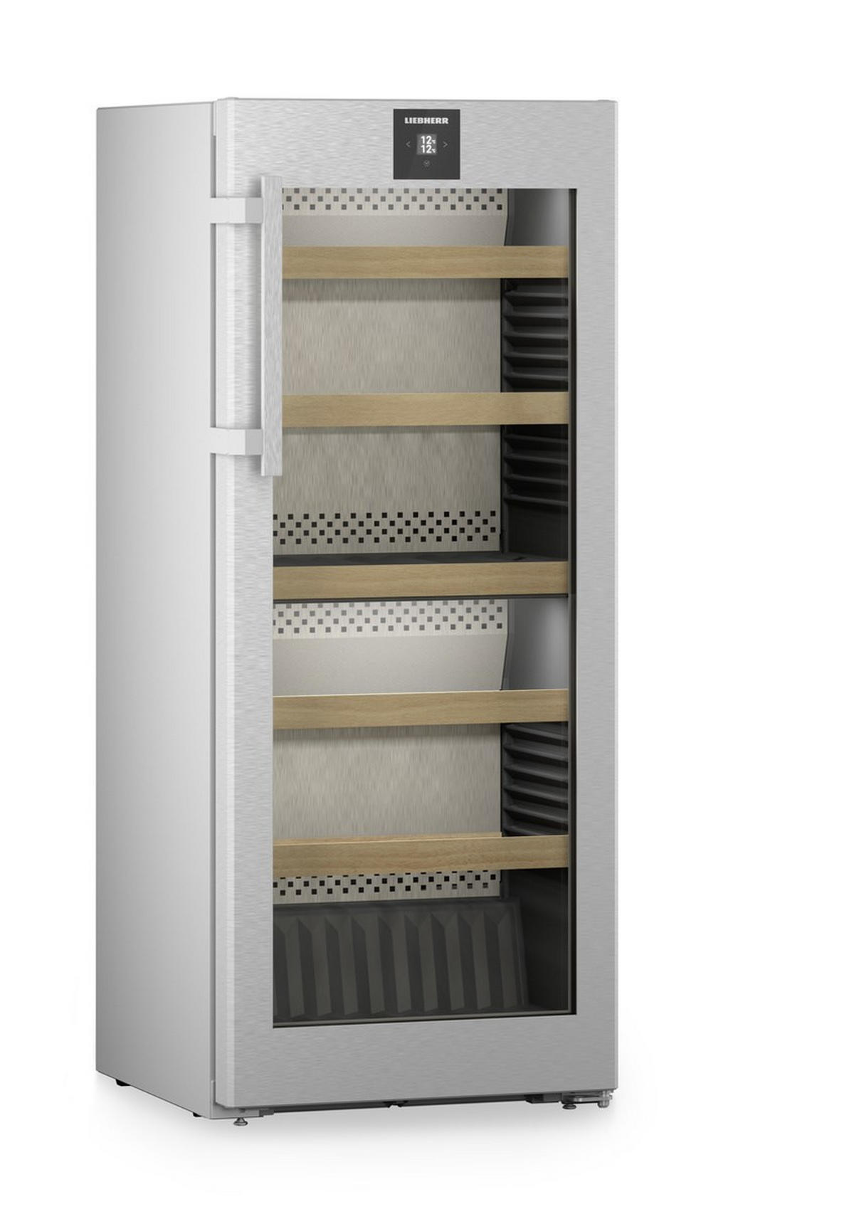 WEINKÜHLSCHRANK WPSD4652  - Grau, Basics, Metall (59,7/145,4/67,5cm) - Liebherr
