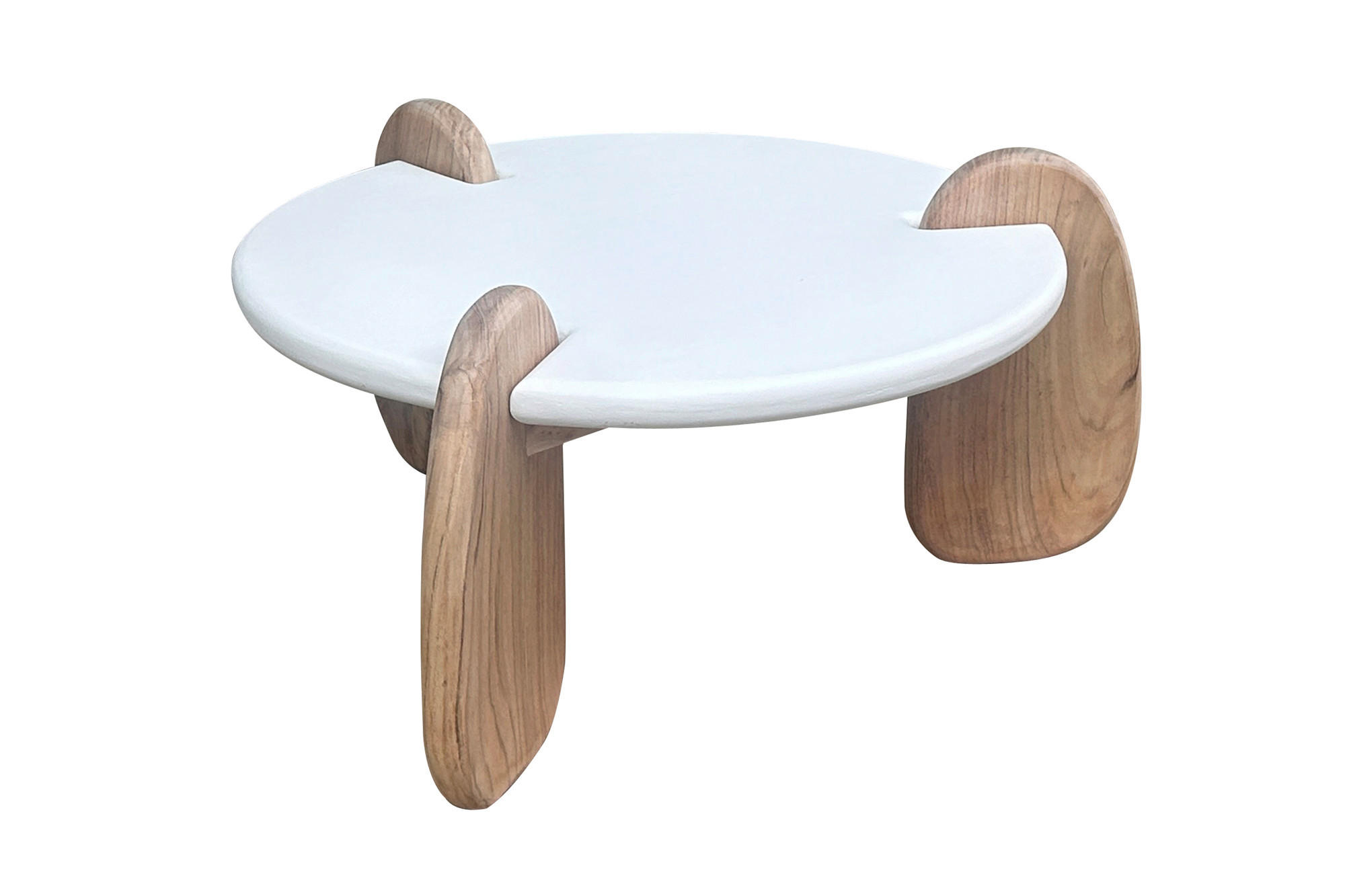 COUCHTISCH in Holz, Holzwerkstoff 80/80/45 cm  - Naturfarben/Weiß, Design, Holz/Holzwerkstoff (80/80/45cm) - MID.YOU