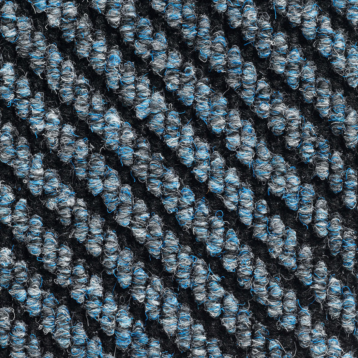 TEPPICHFLIESE 50/50 cm  in Graublau  - Graublau, Basics, Textil (50/50cm)