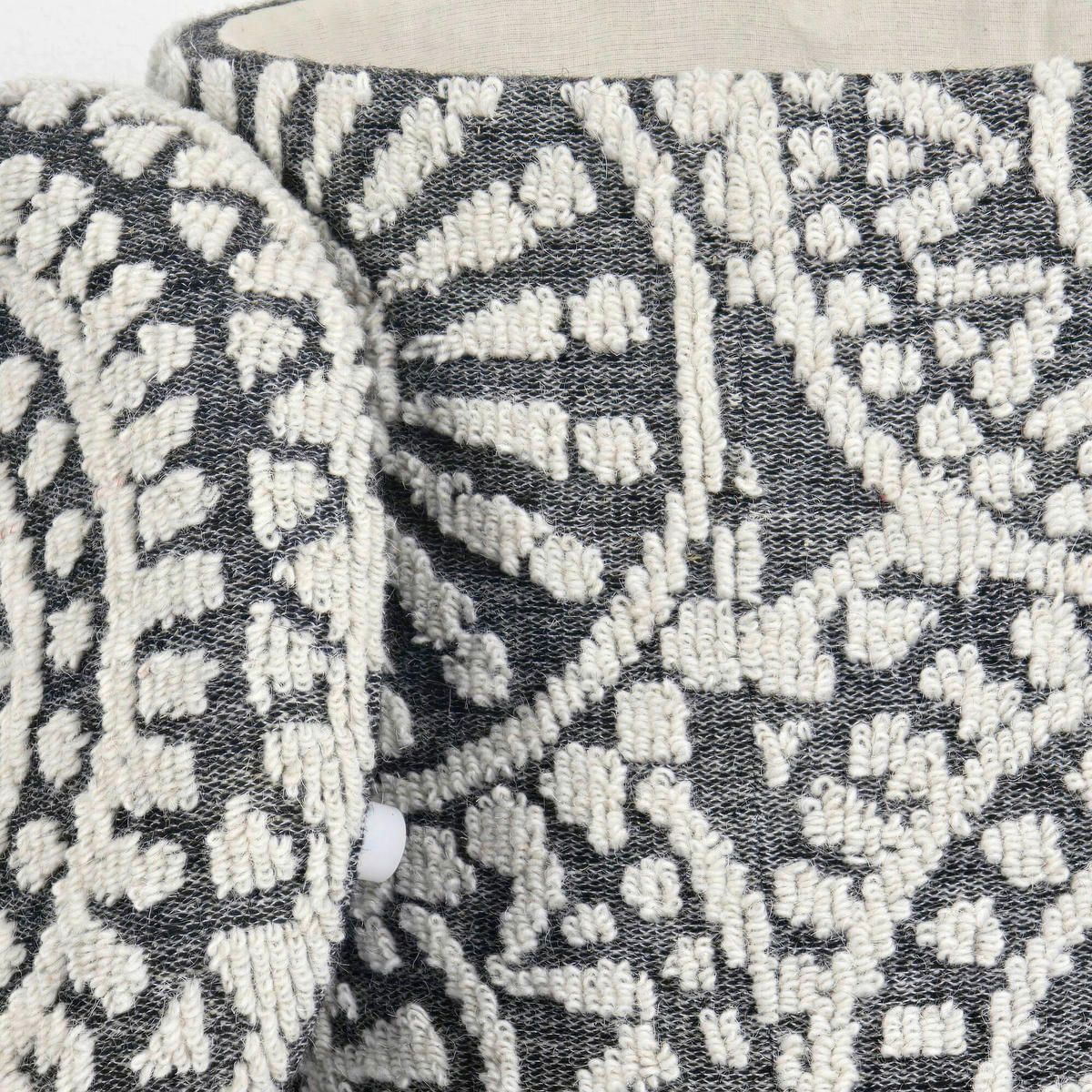 HOCKER Grau  - Grau, Design, Textil (40/45/40cm) - MID.YOU