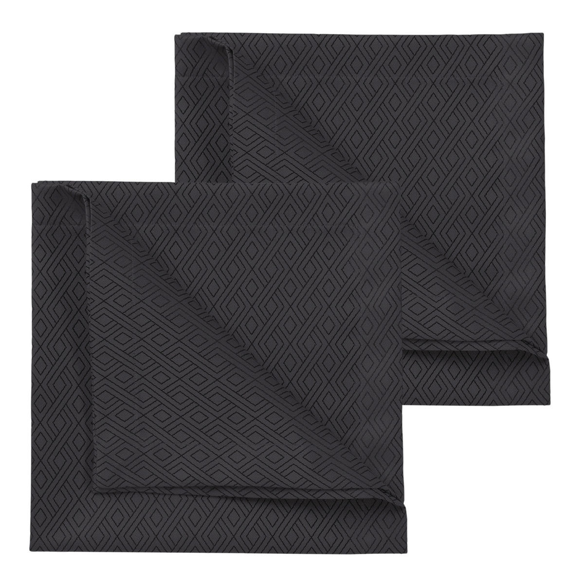 SERVÍTKA - sivá/antracitová, Basics, textil (50/50cm) - Curt Bauer