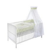 OTROŠKA POSTELJICA TIMO, BELA - bela, Basics, les (144/84/76cm) - My Baby Lou